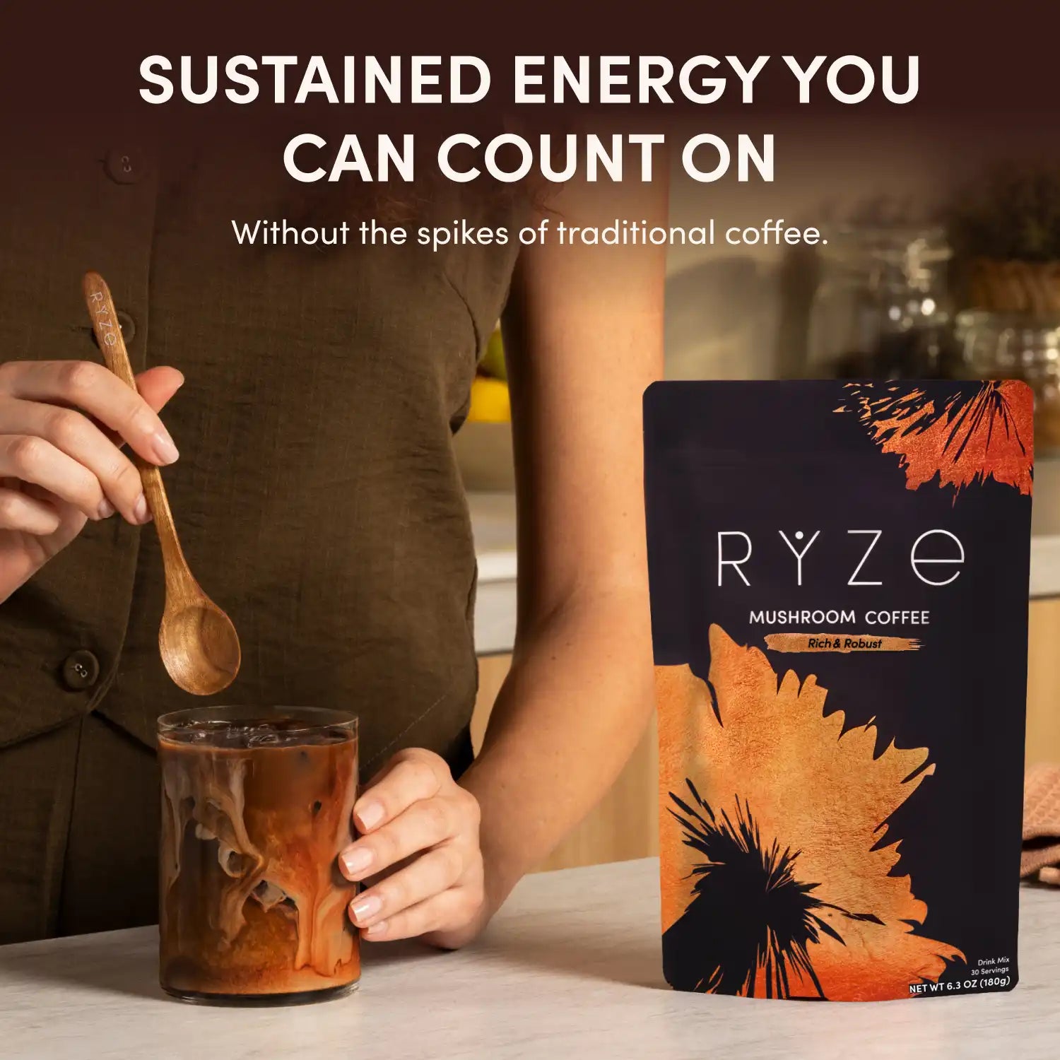 Mushroom Coffee Dark Roast Starter Kit (60 servings) - 图片 8